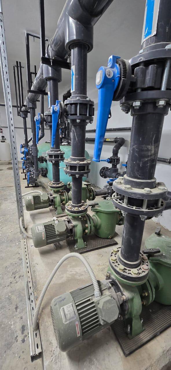 Large artificial lake project